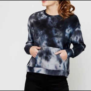 Kismet Tie Dye Waffle Crop